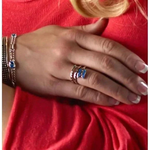 Montana Silversmiths Sterling Sky Fletched Arrow Opal Ring Size 7 MSRP $65 - NEW - Picture 4 of 8